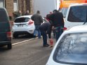 Einsatz Feuerwehr SEK Polizei Koeln Nippes Merheimerstr P089